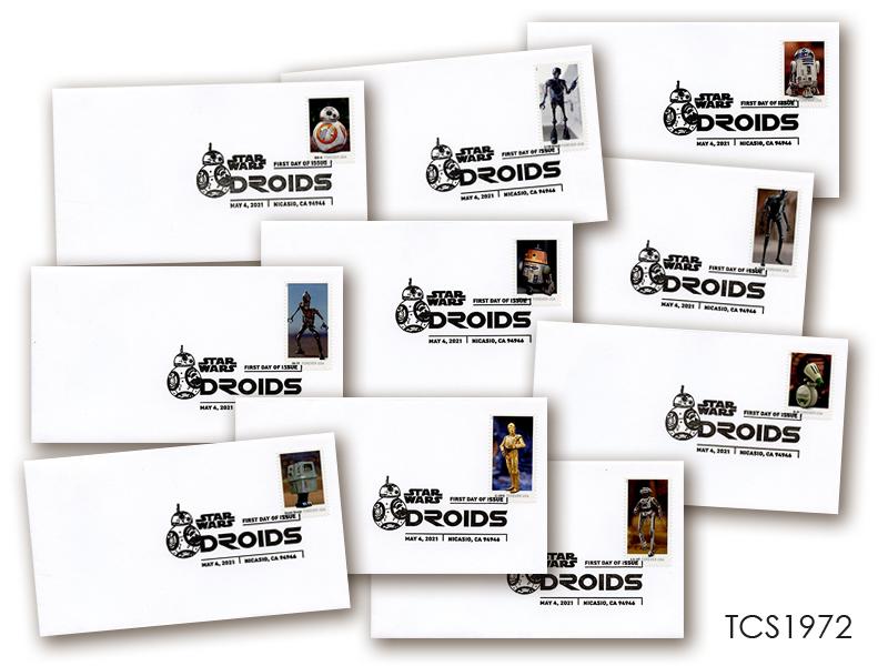 Star Wars - USA Set of Ten Droid Covers