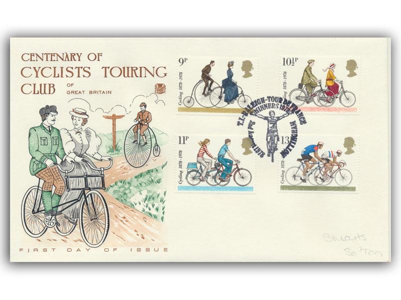 1978 Cycling First Day Cover
