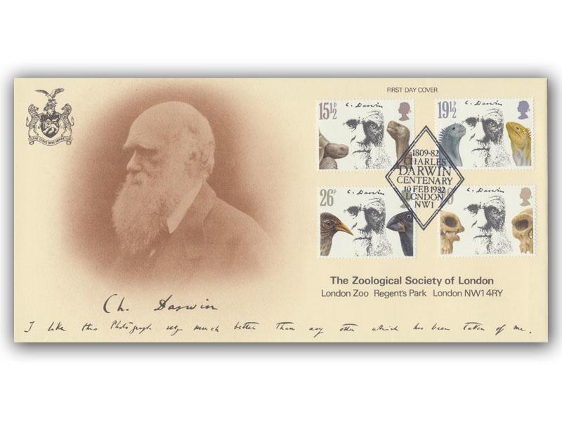 1982 Charles Darwin, London Zoo official