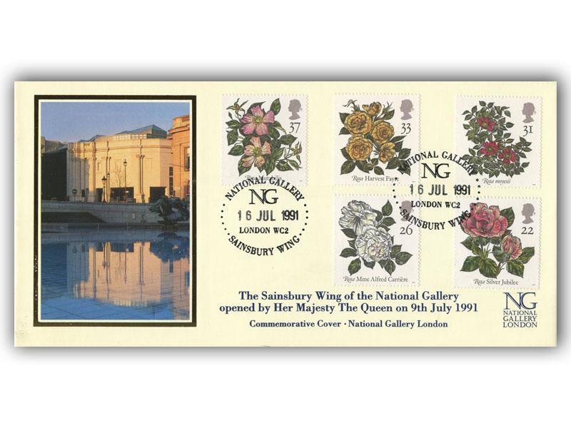 1991 Roses, Sainsbury Wing National Gallery official, just 30 of these full set covers were produced
