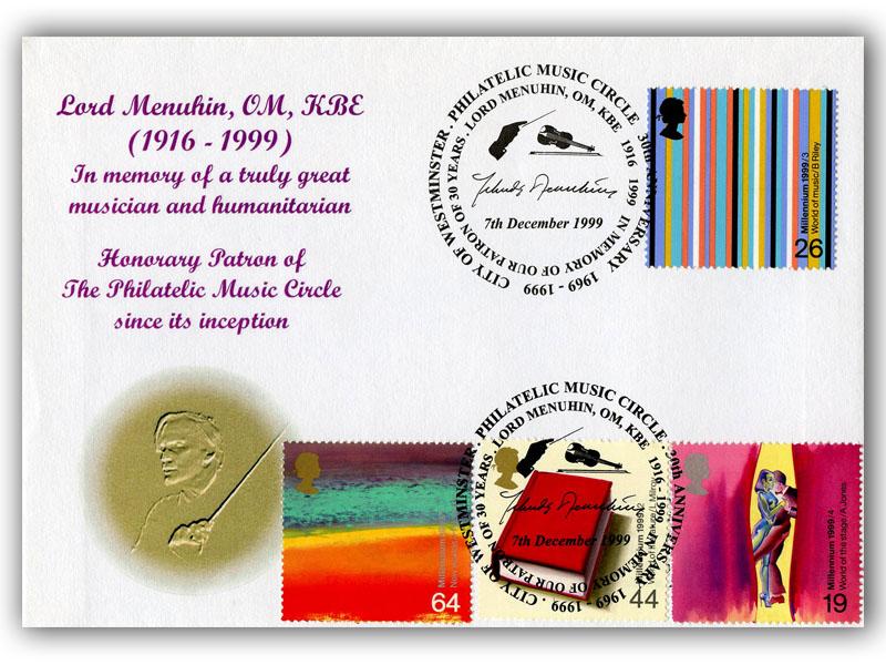 1999 Artists Tale, Philatelic Music Circle official