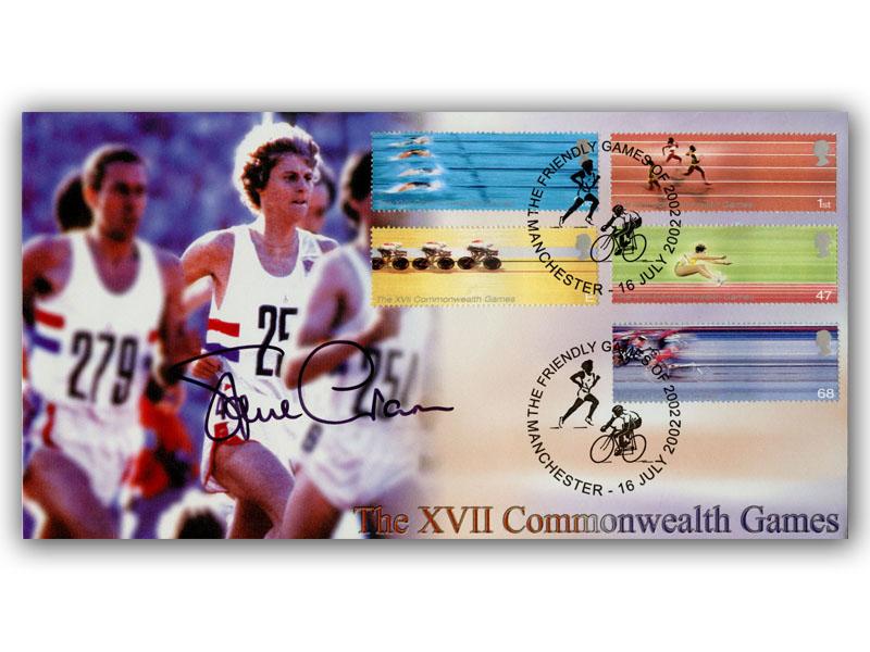Steve Cram signed 2002 Commonwealth Games cover