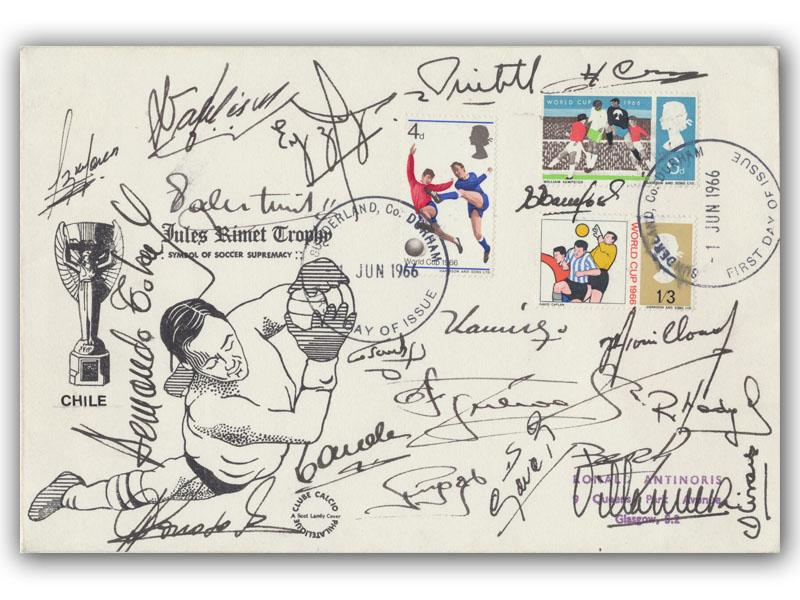1966 World Cup, Chile Team Signed