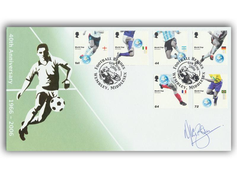 Alan Ball signed 2006 World Cup cover