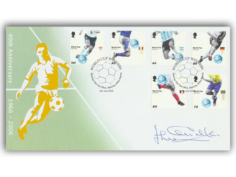 Jackie Charlton signed 2006 World Cup cover