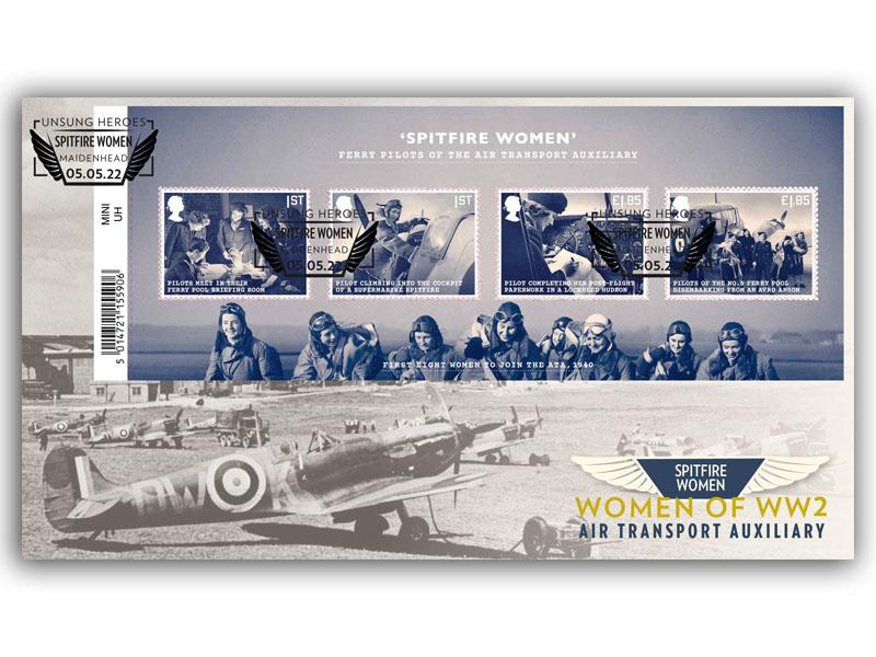 Unsung Heroes: Women of WWII Barcoded Miniature Sheet