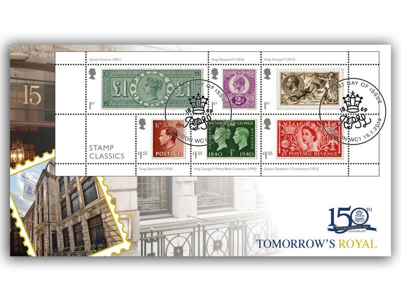 2019 Stamp Classics Miniature Sheet, Royal Philatelic Society