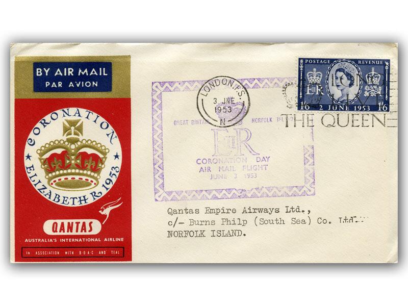 1953 Coronation, Qantas Norfolk Island