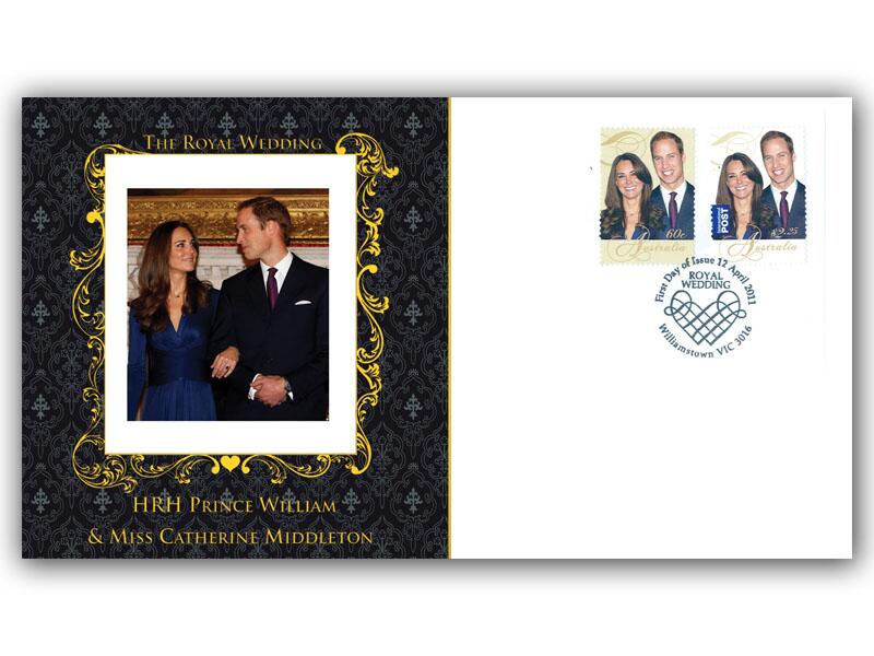 2011 Royal Wedding, Australia, Williamstown postmark