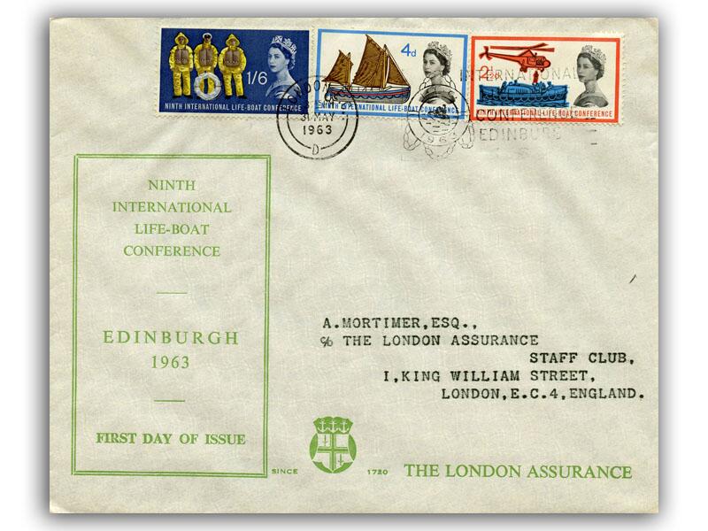 1963 Lifeboat, London Assurance cover