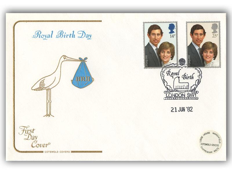 1982 Prince William Royal Birth cover