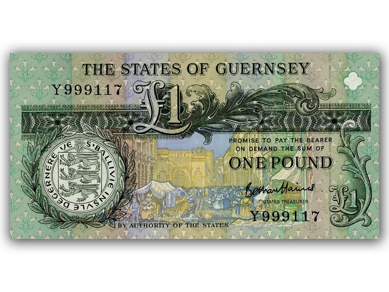 Guernsey 2016 £1 banknote