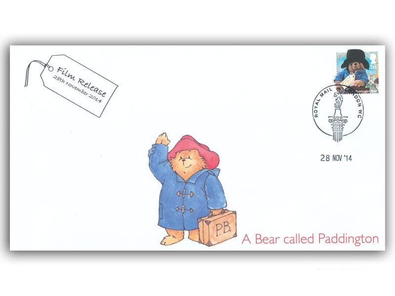 Paddington Bear - single stamp cover