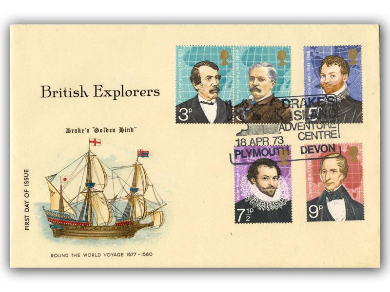 1973 Explorers, Drakes Island postmark