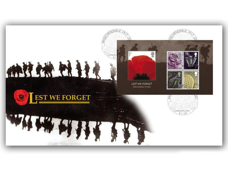 Lest we Forget 2007 Miniature Sheet Cover