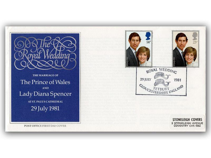 1981 Royal Wedding Day cover