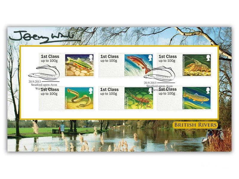 Post & Go - Freshwater Life - Rivers, Bureau stamps, signed by Jeremy Wade