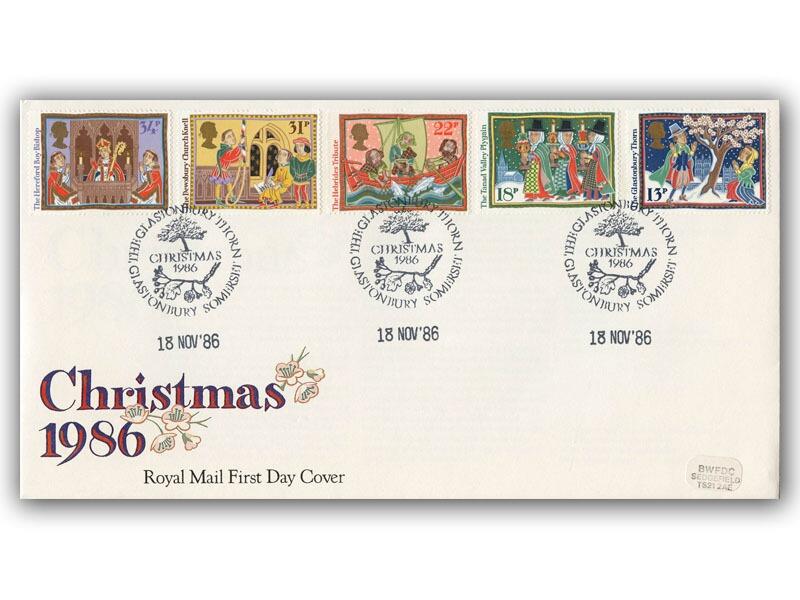 1986 Christmas First Day Cover