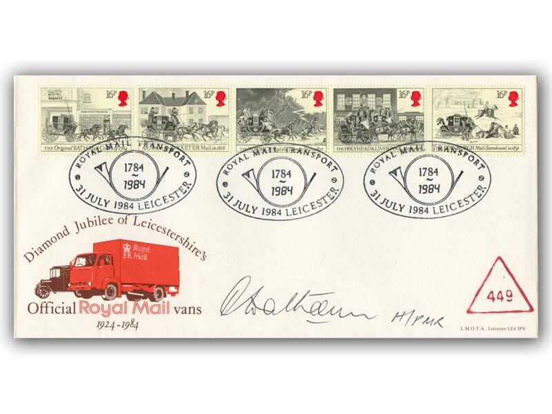 1984 Royal Mail, Leicestershire Royal Mail Vans official