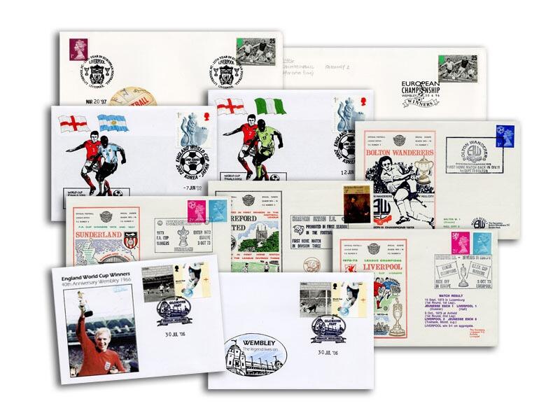 Football collection of 950 covers & postcards