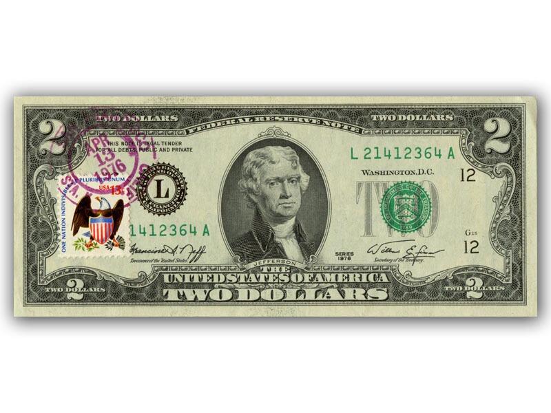 1976 USA Bicentenary, $2 Bill