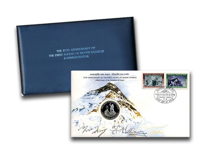 Edmund Hillary & Tenzing Norgay signed 1978 Everest cover