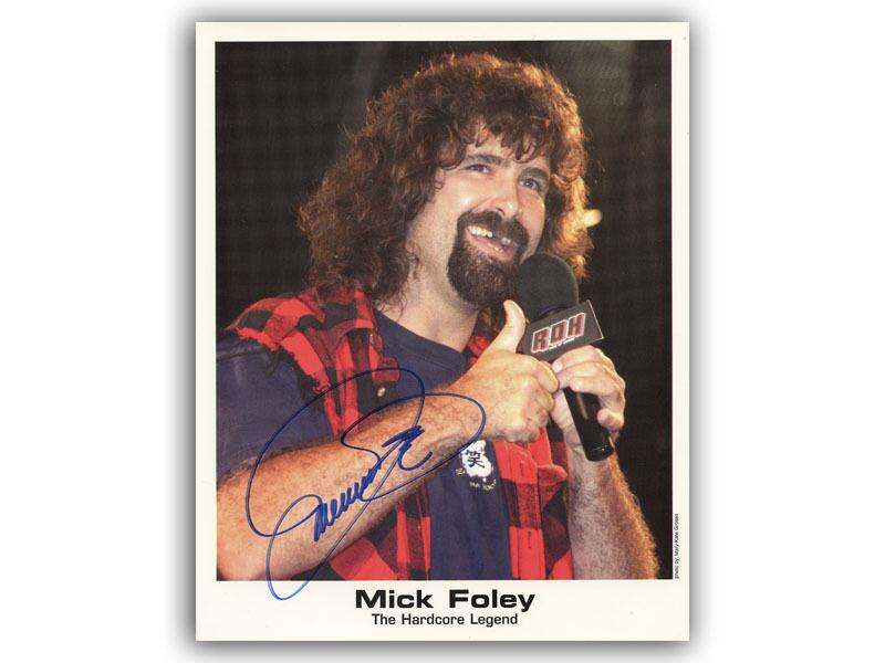 Mick Foley signed photo