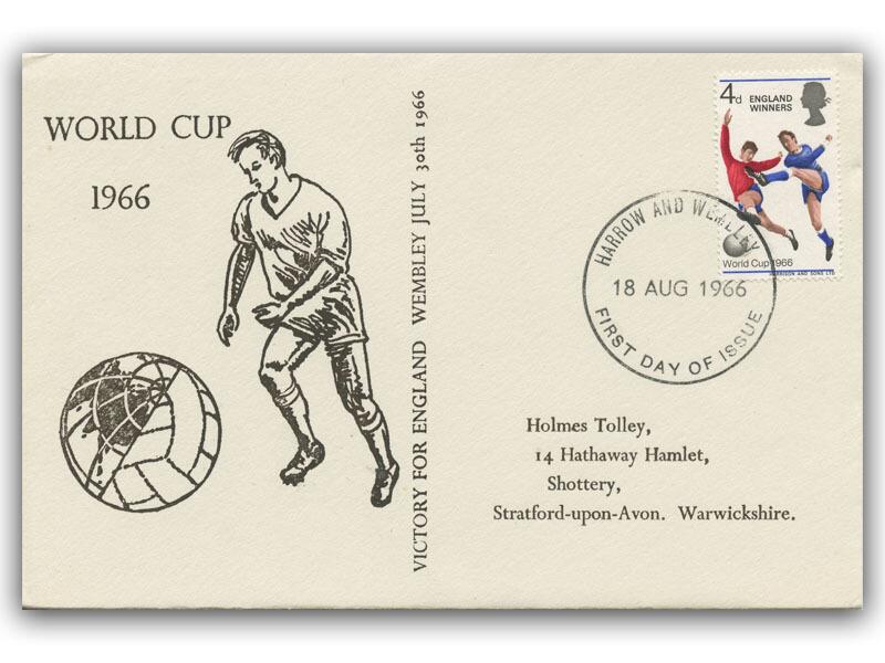 1966 World Cup Winners, Harrow & Wembley FDI, Holmes Tolley cover