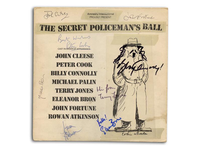 Multi Signed Secret Policeman’s Ball LP Record