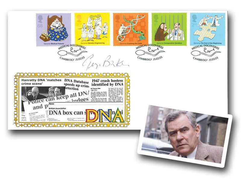 DNA, signed by George Baker, Inspector Wexford