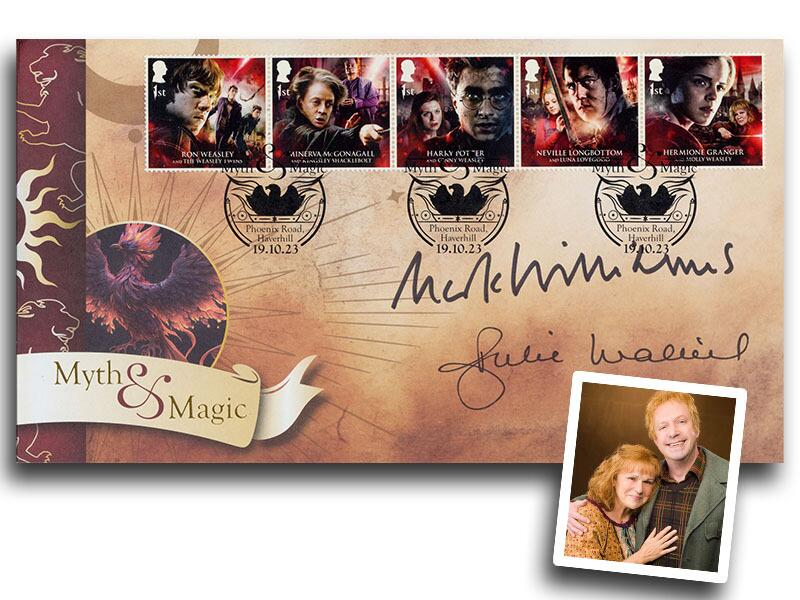 Harry Potter, signed Dame Julie Walters & Mark Williams