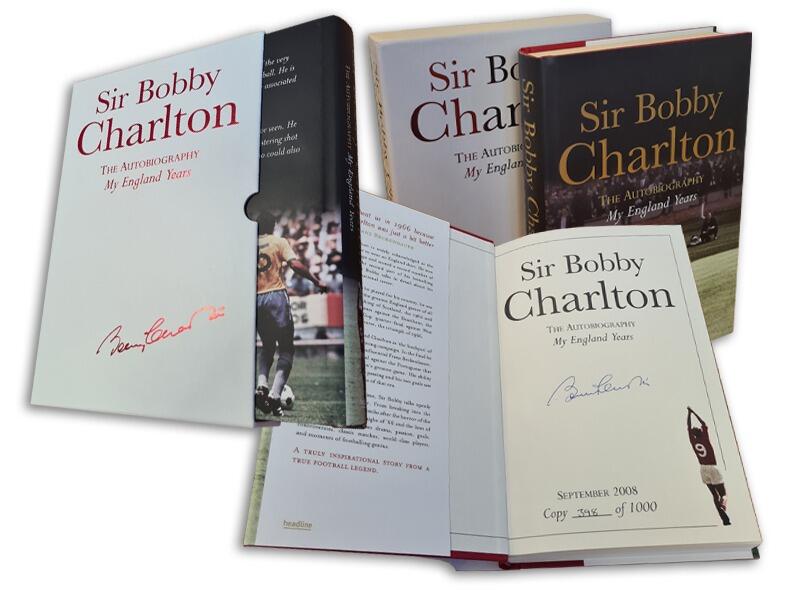 Bobby Charlton signed Autobiography