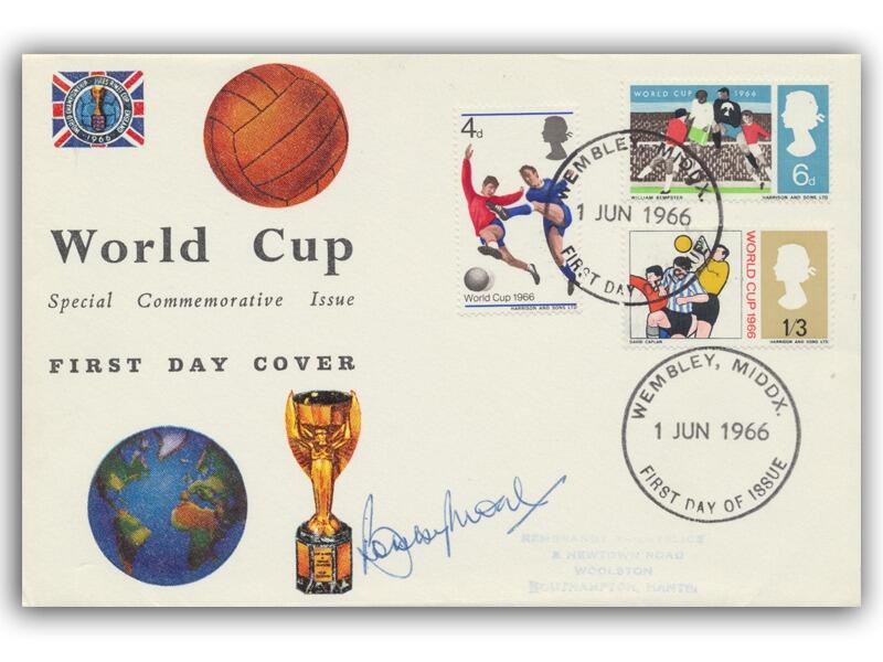 Bobby Moore signed 1966 World Cup cover