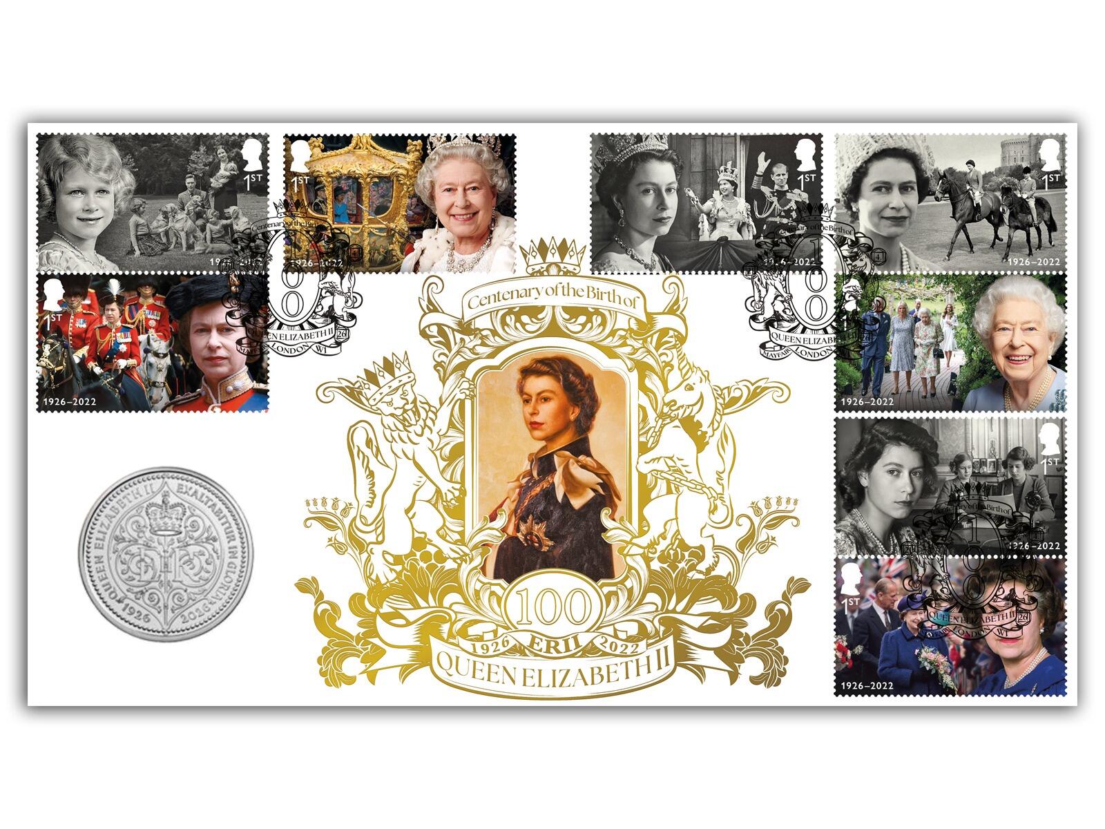QEII Centenary | Uncirculated £5 Coin Full Set Collectible