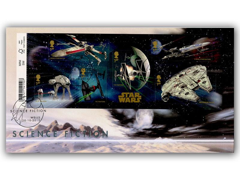 2015 Science Fiction Barcode Miniature Sheet cover