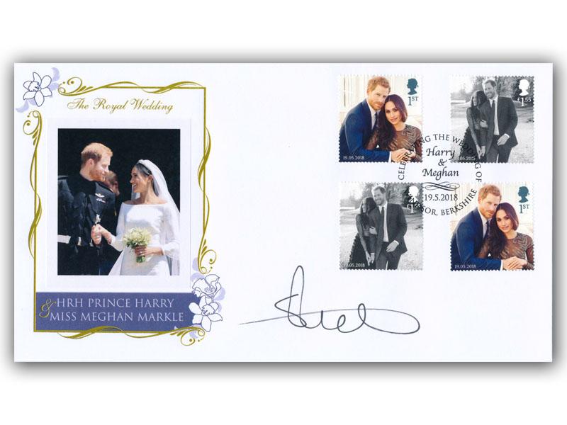Royal Wedding Harry & Meghan, signed by Wedding Cellist Sheku Kanneh-Mason