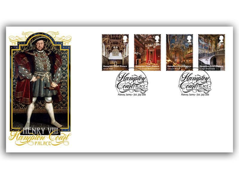 Henry VIII / Hampton Court Palace Miniature Sheet Stamps
