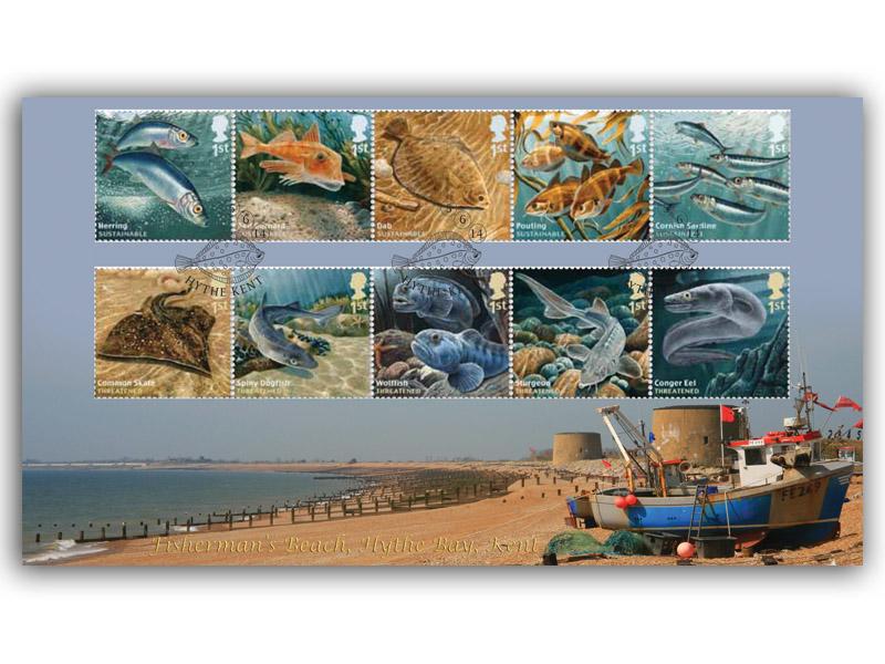 2014 Sustainable Fish Stamp Cover