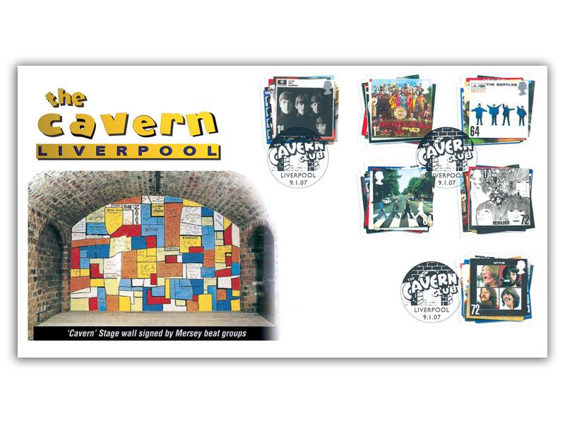 The Beatles Cavern Club Stamps Cover