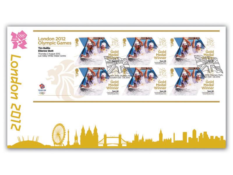 Tim Baillie & Etienne Stott Win Gold for Team GB Miniature Sheet Cover