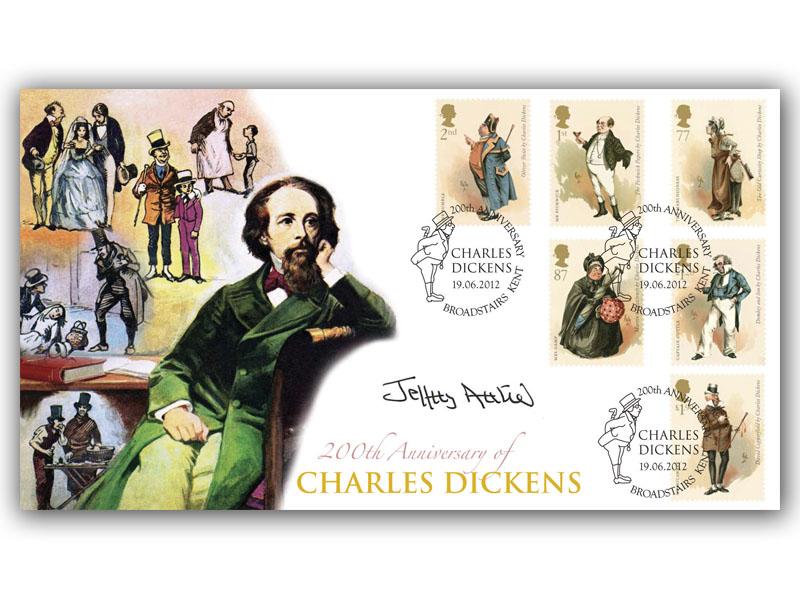 Charles Dickens signed by Jeffrey Archer