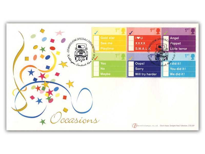 Occasions, stamps