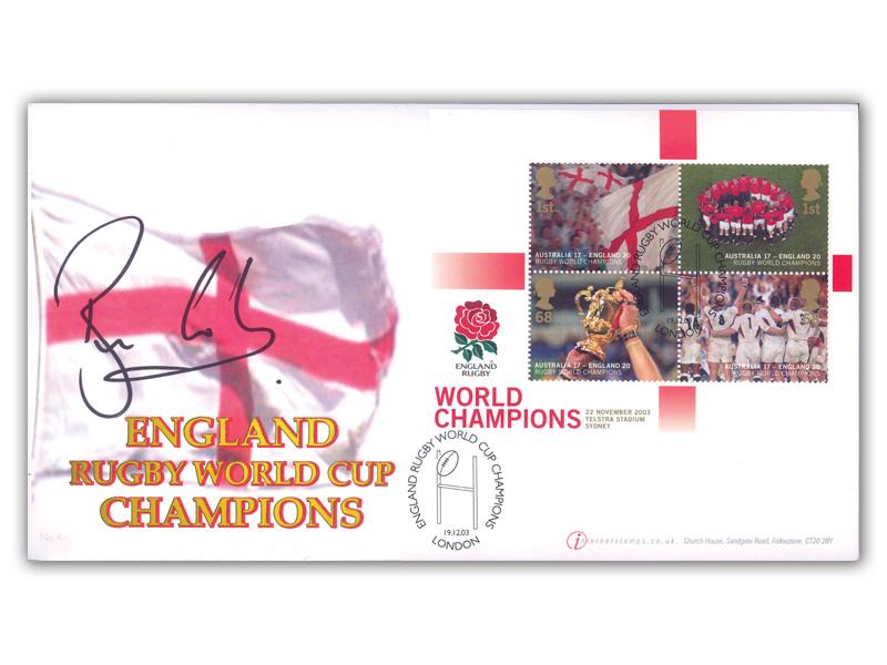 Rugby World Cup Champions, signed Ben Cohen