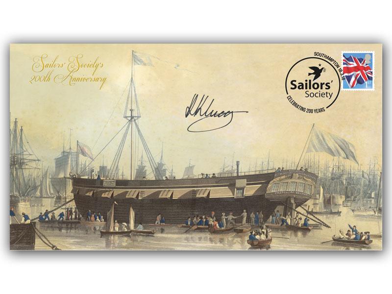 200th Anniversary of the Sailor's Society, signed by Helena Lucas