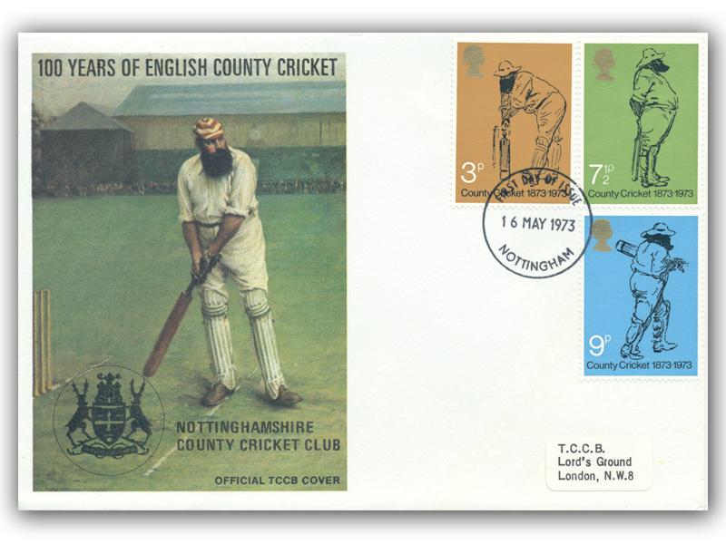 1973 Cricket TCCB Nottinghamshire