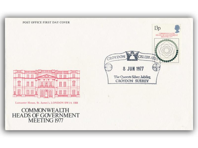 1977 Commonwealth Meeting, Croydon postmark