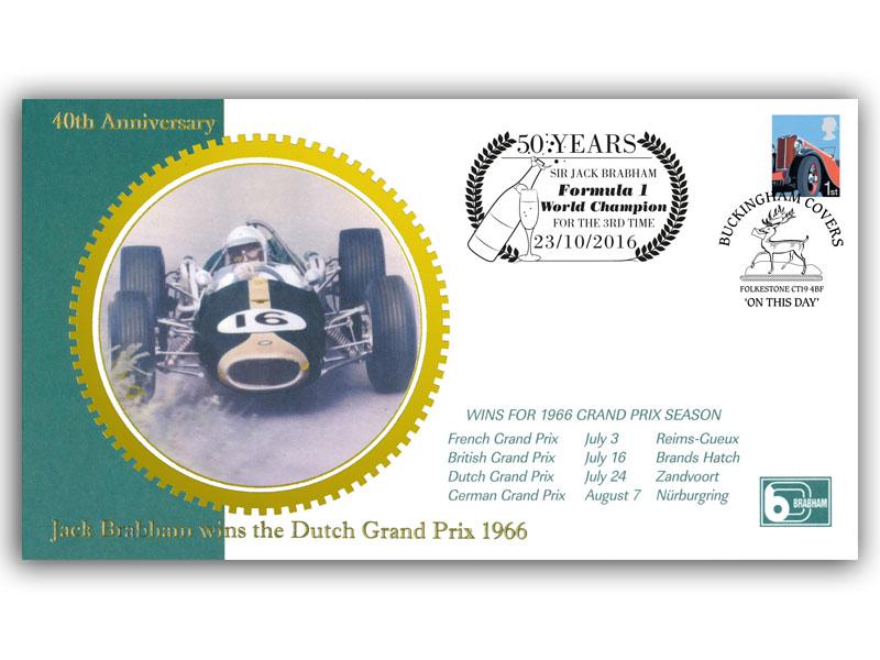 50th anniversary Sir Jack Brabham wins 1966 Dutch Grand Prix