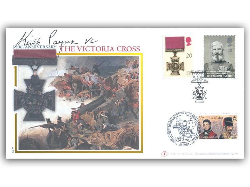150th Anniversary of the Victoria Cross signed by Keith Payne