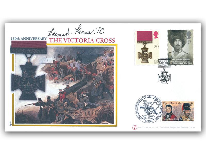 150th Anniversary of the Victoria Cross, signed by Edward Kenna