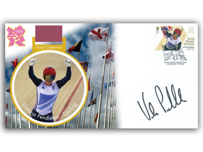 London 2012 Olympics, signed Victoria Pendleton